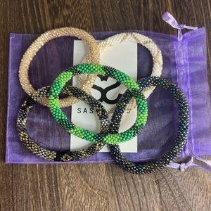 Sashka Co Beaded Bracelets Set of 5 B10